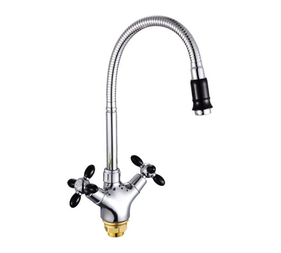 Изображение товара Смеситель Potatoс цветным наконечником и ручками P5860-6