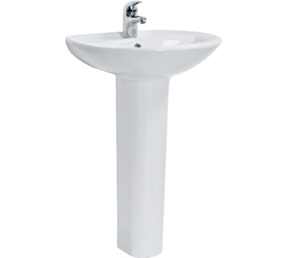 Изображение товара Умывальник Sanita Аттика 48 WB.PD/Attica/48-C/WHT.G/S1