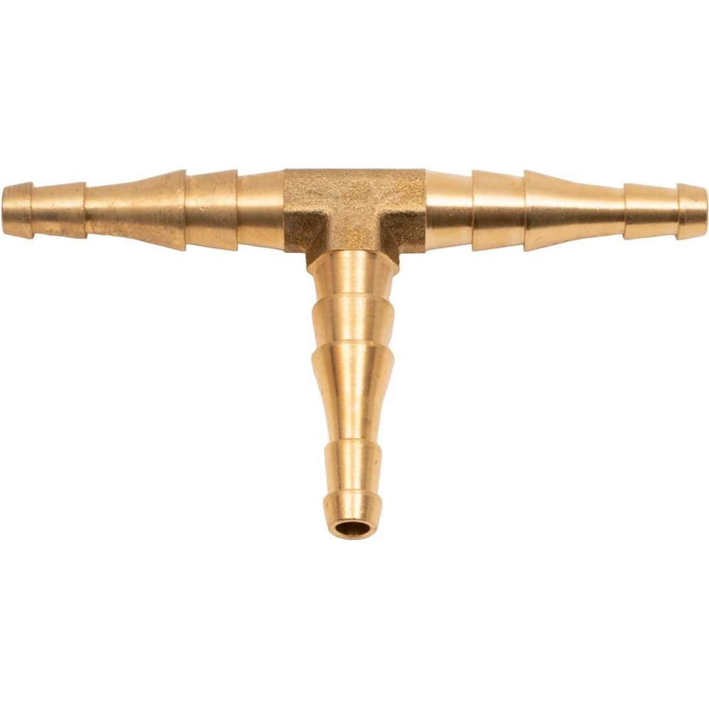 Изображение товара Универсальный латунный тройник 6/9x6/9x6/9 мм, 5 шт KRASS