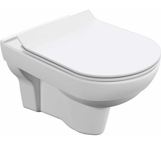 Изображение товара Подвесной унитаз Cersanit City Clean On DPL EO slim MZ-CITY-COn-S-DL-w
