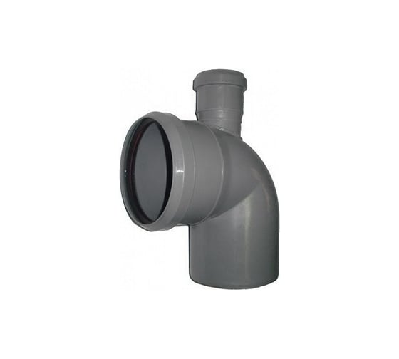 Изображение товара Отвод LAMMIN 110х90°, с верхним патрубком 50 мм Lm35041050901