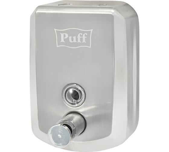 Изображение товара Дозатор для жидкого мыла Puff 8705 из нержавеющей стали, хром, 500 мл, с ключом 1402.137