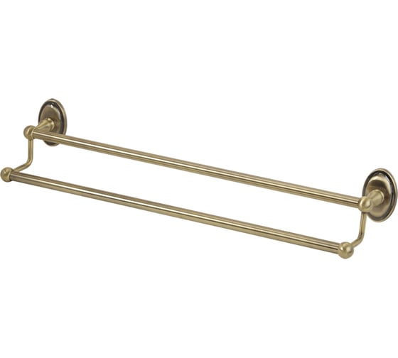 Изображение товара Полотенцедержатель Veragio BONJOUR двойной, 60 см, бронза VR.BNR-7822.BR
