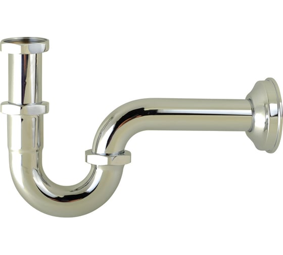 Изображение товара Сифон для раковины Veragio SBORTIS H150-180 см, S-образный, 1 1/4, хром VR.SBR-8117.CR