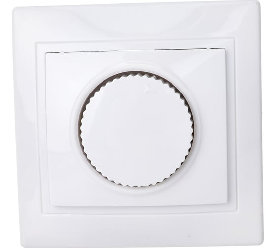 Изображение товара Светорегулятор поворотный GENERICA KVARTA 400Вт ВСР10-1-0-КБ белый EDK10-K01-03-DM