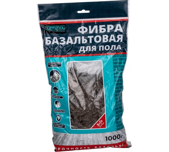 Изображение товара Базальтовая фибра CEMMIX Fibra R, 1 кг 82553541