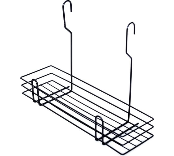 Изображение товара Полка для специй навесная на рейлинг МУЛЬТИДОМ "Лофт", размер 35,5x11x25 см DA52-169