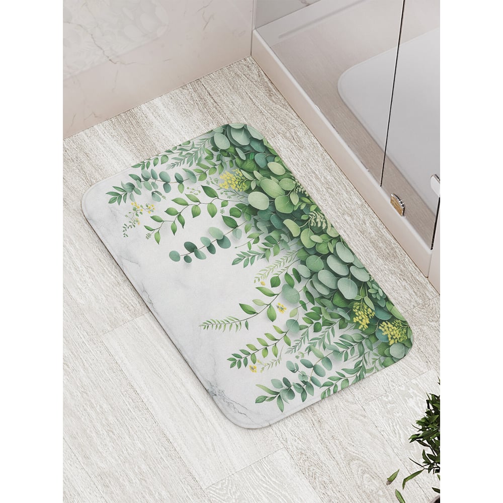 Изображение товара Коврик для ванной комнаты противоскользящий JoyArty Плетёнка 52x77 см