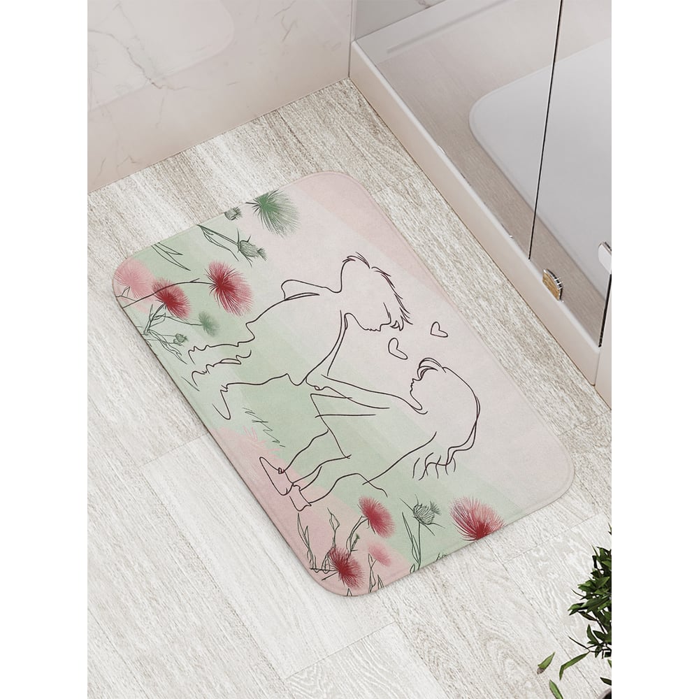 Изображение товара Коврик для ванной комнаты и туалета JoyArty Детская любовь 52x77 см противоскользящий
