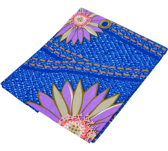 Изображение товара Дорожка на стол МУЛЬТИДОМ "Джинс-цветы" 45x145см 4цв МТ71-107