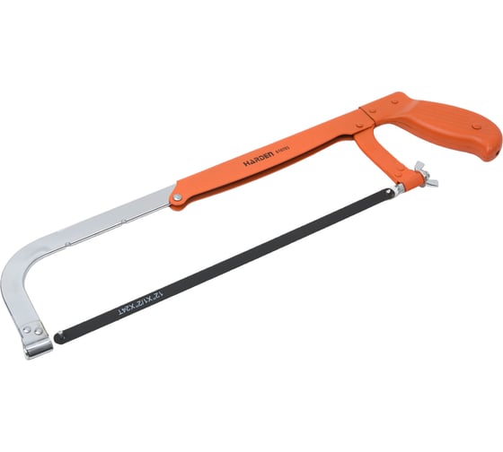 Изображение товара Ножовка HARDEN универсальная, с изменяемым размером, металлическая рама, для работ по металлу и дереву 610703