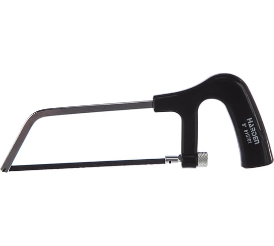 Изображение товара Ножовка HARDEN универсальная, металлическая рама, для работ по металлу и дереву, 250 мм. 610701