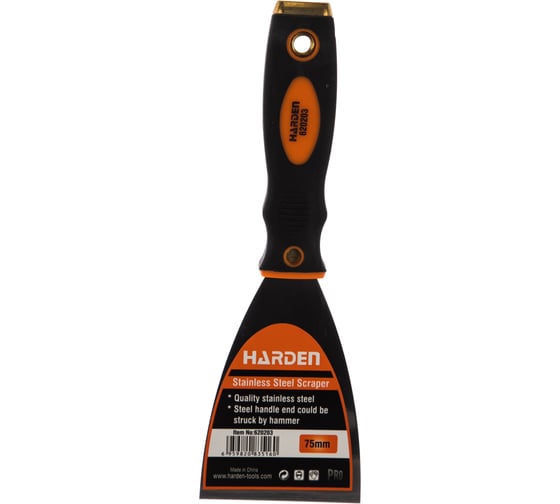 Изображение товара Шпательная лопатка HARDEN профессиональная усиленная из нержавеющей стали, 75 мм. 620203