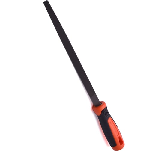 Изображение товара Напильник HARDEN трехгранный мелкозернистый с эргономичной рукояткой, 315 мм. 610697