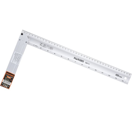 Изображение товара Алюминиевый угольник HARDEN, 400 мм. 580714