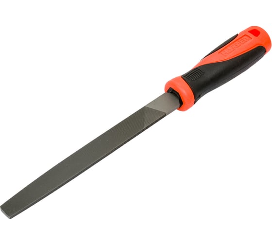 Изображение товара Напильник HARDEN плоский мелкозернистый с эргономичной рукояткой, 265 мм. 610642