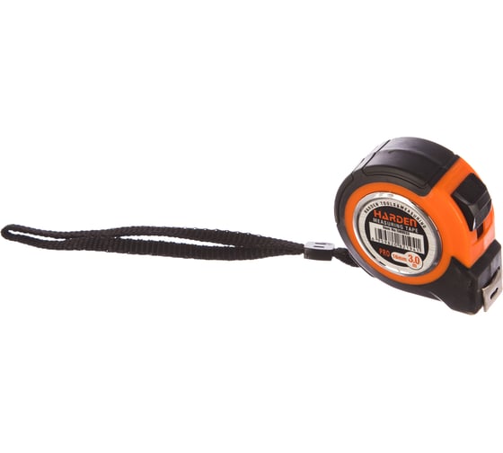 Изображение товара Измерительная рулетка HARDEN с ударопрочным обрезиненным корпусом, 3мх16мм. 580033