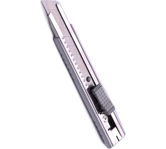 Изображение товара Нож HARDEN открытый Глосс, 18 мм, выдвижное лезвие, цельномет. корпус 570302