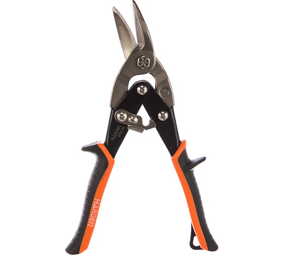 Изображение товара Ножницы HARDEN по металлу Мурена, 254 мм, правые, CRV, двухкомпонентная рукоятка 570106