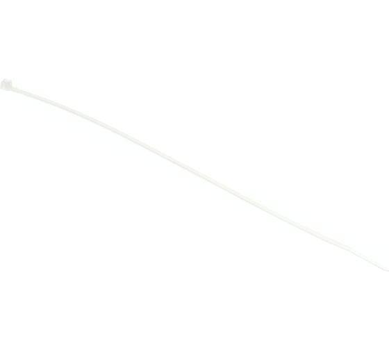 Изображение товара Хомут IEK 2.5x200, нейлон, белый, упаковка 100шт, ИЭК UHH31-D025-200-100