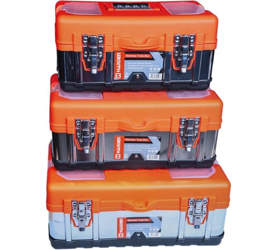 Изображение товара Ящик для инструмента HARDEN из нержавеющей стали, 410 мм. 520226