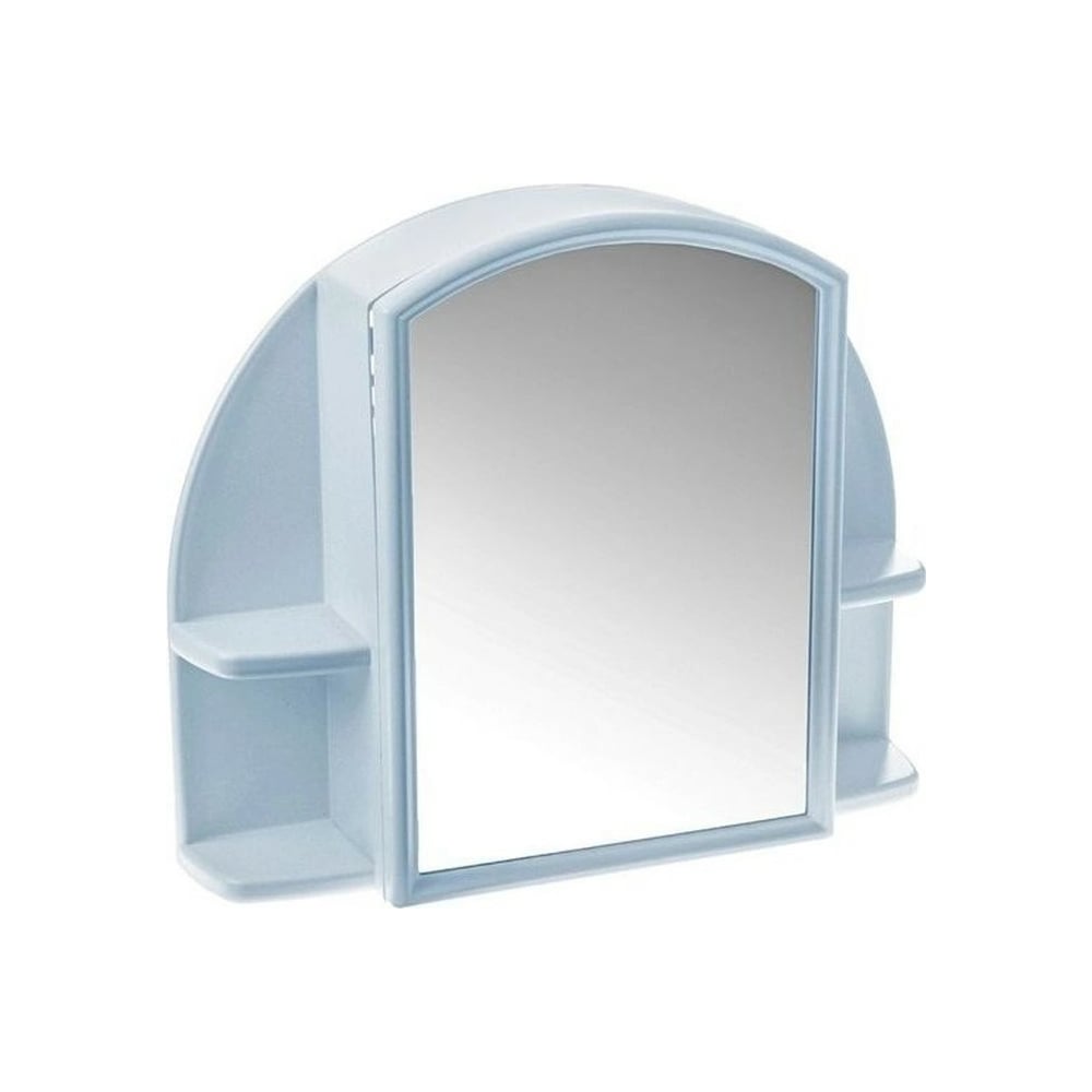 Зеркальный шкафчик Berossi зеркало 42 9х58 см полукруглое светло голубое berossi viva ellada ас 16008000