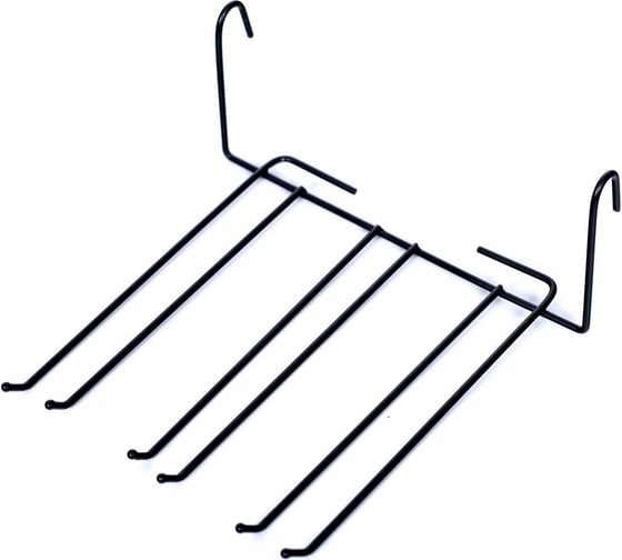 Изображение товара Держатель для бокалов навесной на рейлинг МУЛЬТИДОМ "Лофт", размер 24,5x21,5x10 см DA52-167