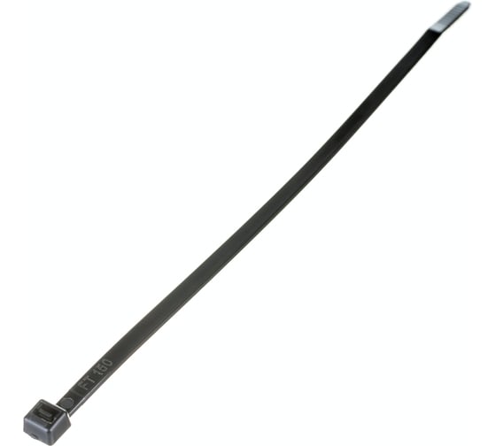 Изображение товара Хомут IEK 4.8x200, нейлон, черный, упаковка 100шт, ИЭК UHH32-D048-200-100