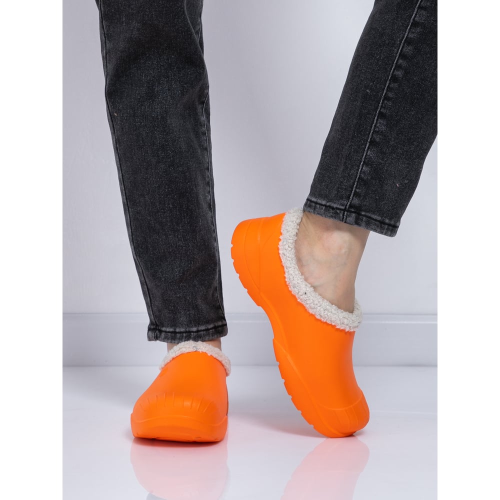 Изображение товара Утепленные женские галоши OYO Delux оранжевые размер 40