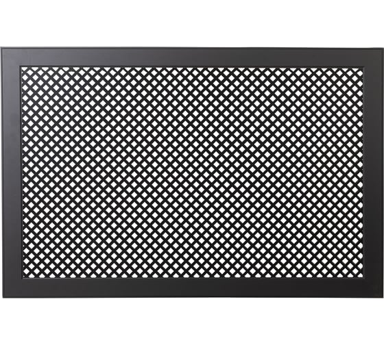 Изображение товара Экран для радиатора Стильный Дом DE LUXE 120x60см Глория черный v531887