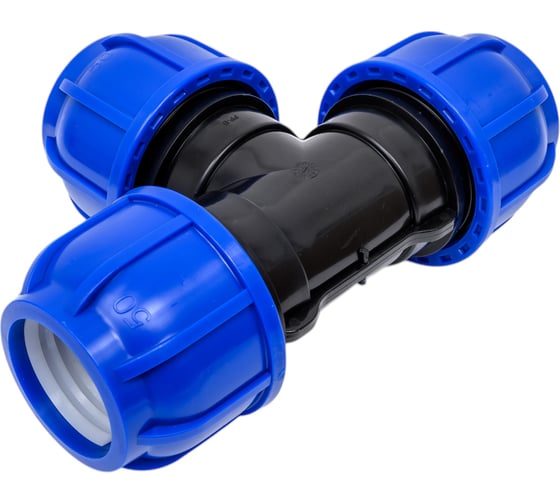 Изображение товара Тройник Cyklоn ПНД 50x50x50 мм, 16шт. PFTS5050