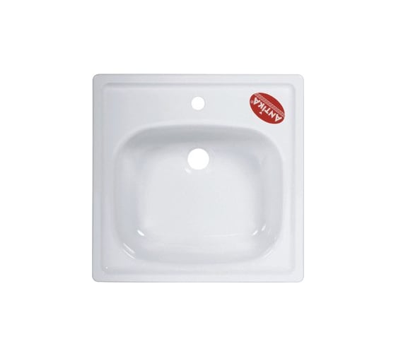 Изображение товара Мойка Antika ВИЗ 50х50 стальная эмалированная, с кронштейном и метизами 87478 АMC-51101