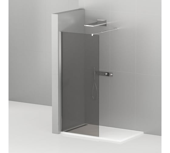 Изображение товара Душевая перегородка Cezares LIBERTA-L-1-110-GR-Cr