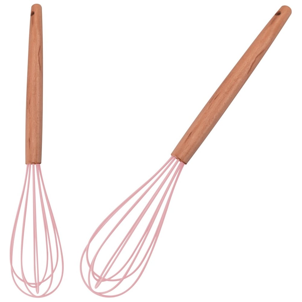 Изображение товара Кухонный венчик МУЛЬТИДОМ Бон-роз 23,5 см нейлон дерево