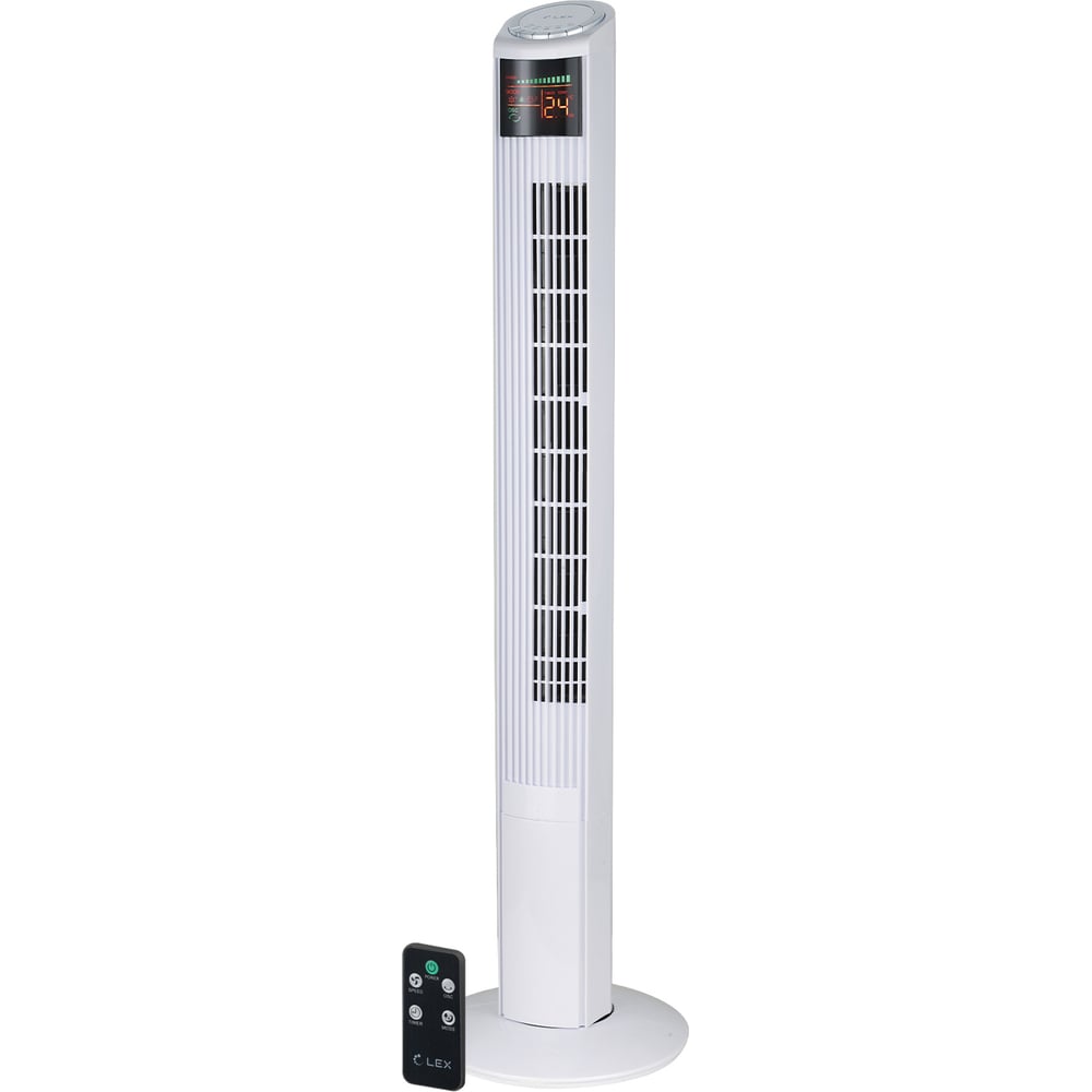 Изображение товара Вентилятор-колонна LEX LXFC 8368 с пультом и таймером, 2500 м³/ч