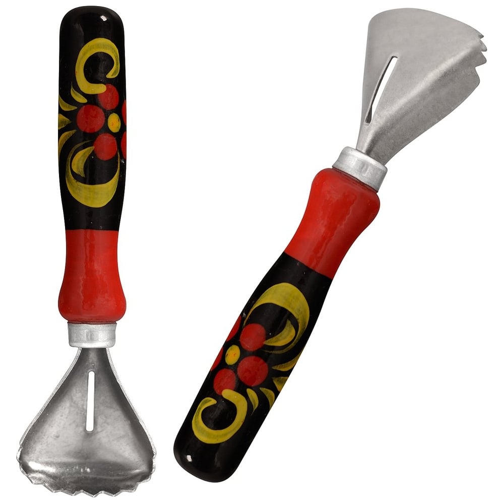 Изображение товара Рыбочистка МУЛЬТИДОМ Традиционная роспись 16x4,5 см МХ9-59