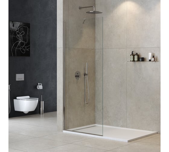 Изображение товара Универсальная душевая перегородка Cezares LIBERTA-L-1-TB-70-C-Cr