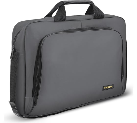 Изображение товара Сумка ExeGate Office F1596 Dark-Grey, темно-серая, полиэстер, для ноутбуков до 15.6 " 264612