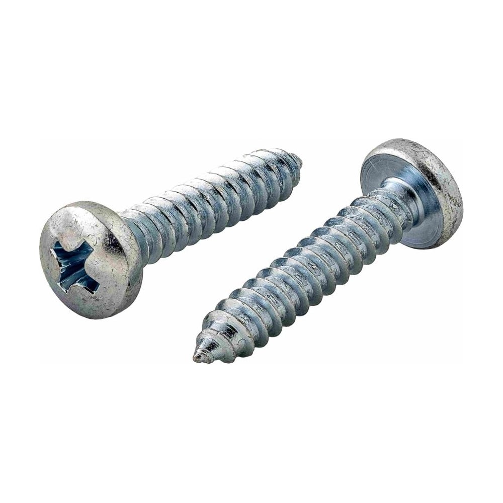Изображение товара Саморез Квадра DIN 7981 4.8x45 цинк 200 шт полусфера шлиц PH2