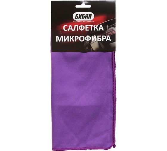Изображение товара Салфетка микрофибра для стекол БиБип 30 х 30 BB-901