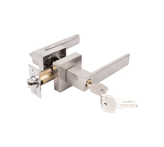 Изображение товара Дверная ручка-защелка Marlok RZ 8-01 ключ, серия NOVA SN никель 018625