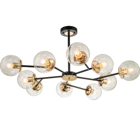 Изображение товара Светильник на штанге ESCADA E27*40W Black/Brass 1146/10P