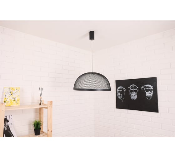 Изображение товара Потолочная светодиодная люстра Schaffner Magneto 3445-500, цвет черный. Люстра с пультом управления, освещение до 9 кв.м, мощность 58 Вт Magneto 3445-500 BK