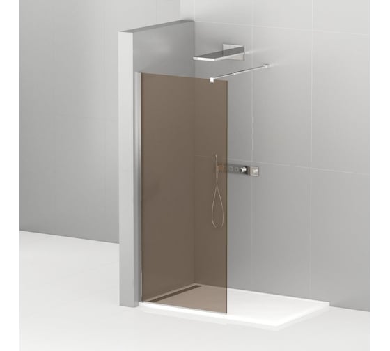 Изображение товара Душевая перегородка Cezares LIBERTA-L-1-100-BR-Cr