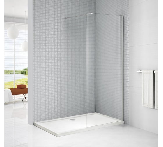 Изображение товара Душевая перегородка Cezares LIBERTA-L-1-85-C-Cr