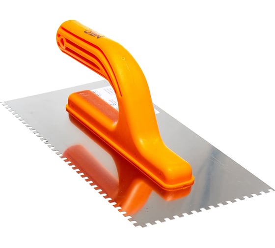 Изображение товара Зубчатая гладилка NEO Tools 270х125 мм зуб 4х4x4 мм пластмассовая ручка 50-205