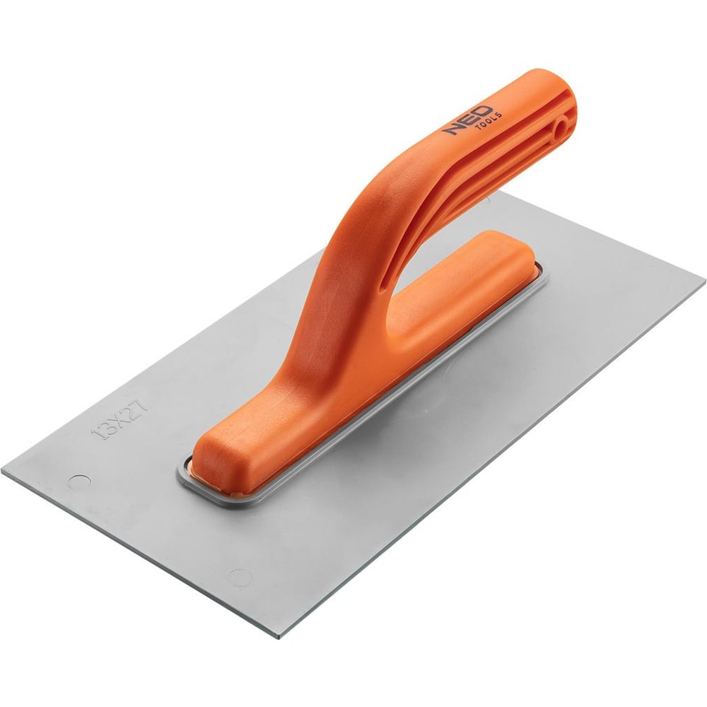 Изображение товара Терка-гладилка NEO Tools прямая, ПВХ, 270 x 130 мм, пластмассовая ручка 50-209