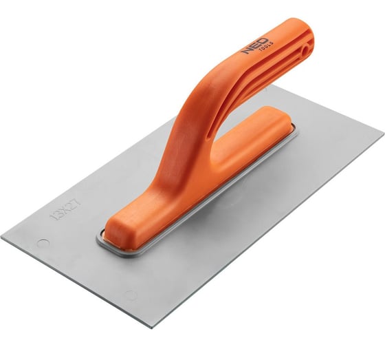 Изображение товара Терка-гладилка NEO Tools прямая, ПВХ, 270 x 130 мм, пластмассовая ручка 50-209