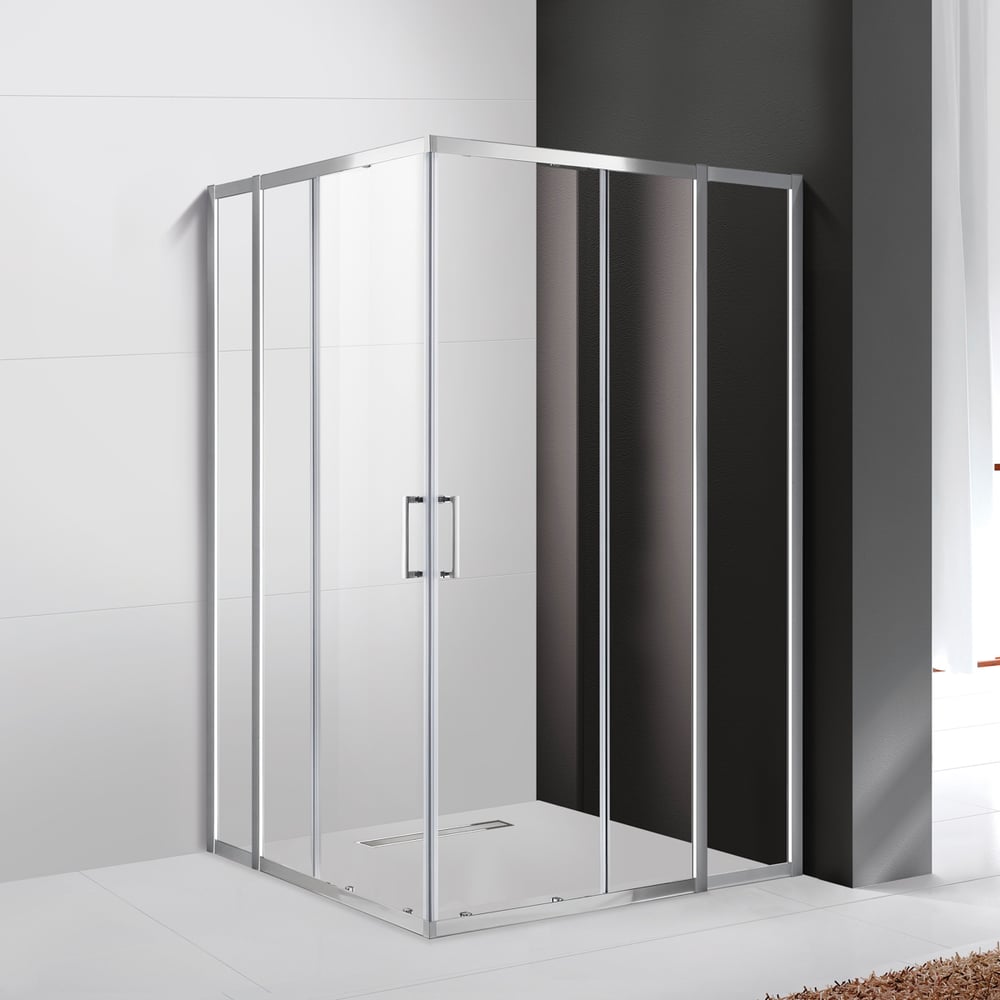 Изображение товара Душевой уголок Cezares MOLVENO-AH-22-130/120-C-Cr-IV с антикапля покрытием и раздвижной конструкцие