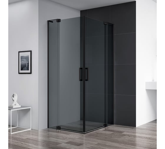 Изображение товара Душевой уголок Cezares SLIDER-A-2-70/80-GRIGIO-NERO